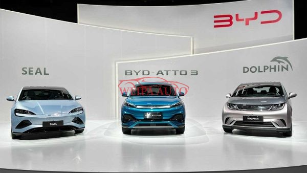 byd hits the japanese passenger vehicle market with three ev models