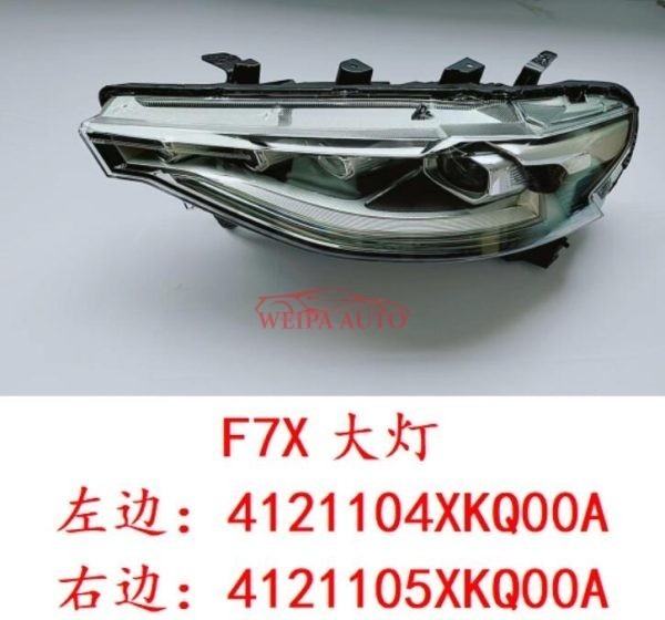 Great wall haval headlamp F7 F7X H6 4121104XKQ00A 4121105XKQ00A